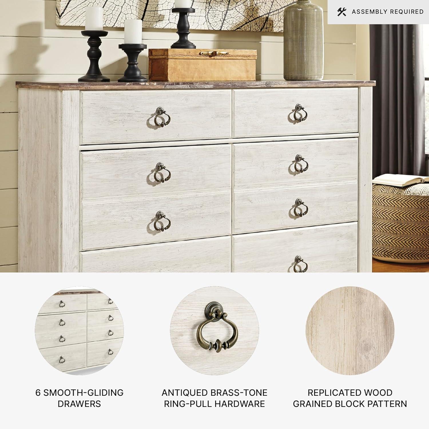 Barzan 60.94'' W 6 - Drawer Dresser