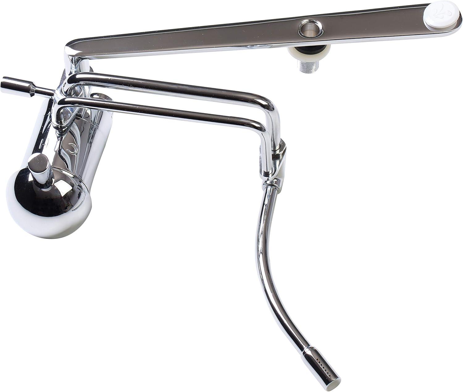 Chrome Finish Solid Brass Bidet Attachment with Swing Arm