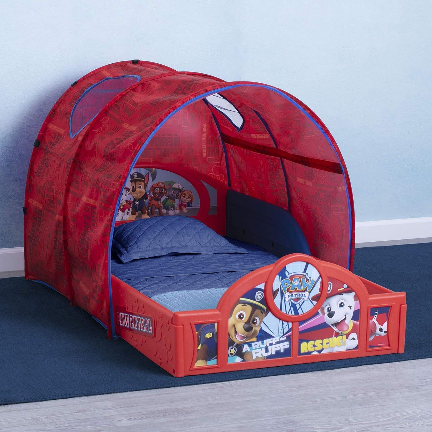 Delta Children Sleep and Play Toddler Bed with Tent - PAW Patrol