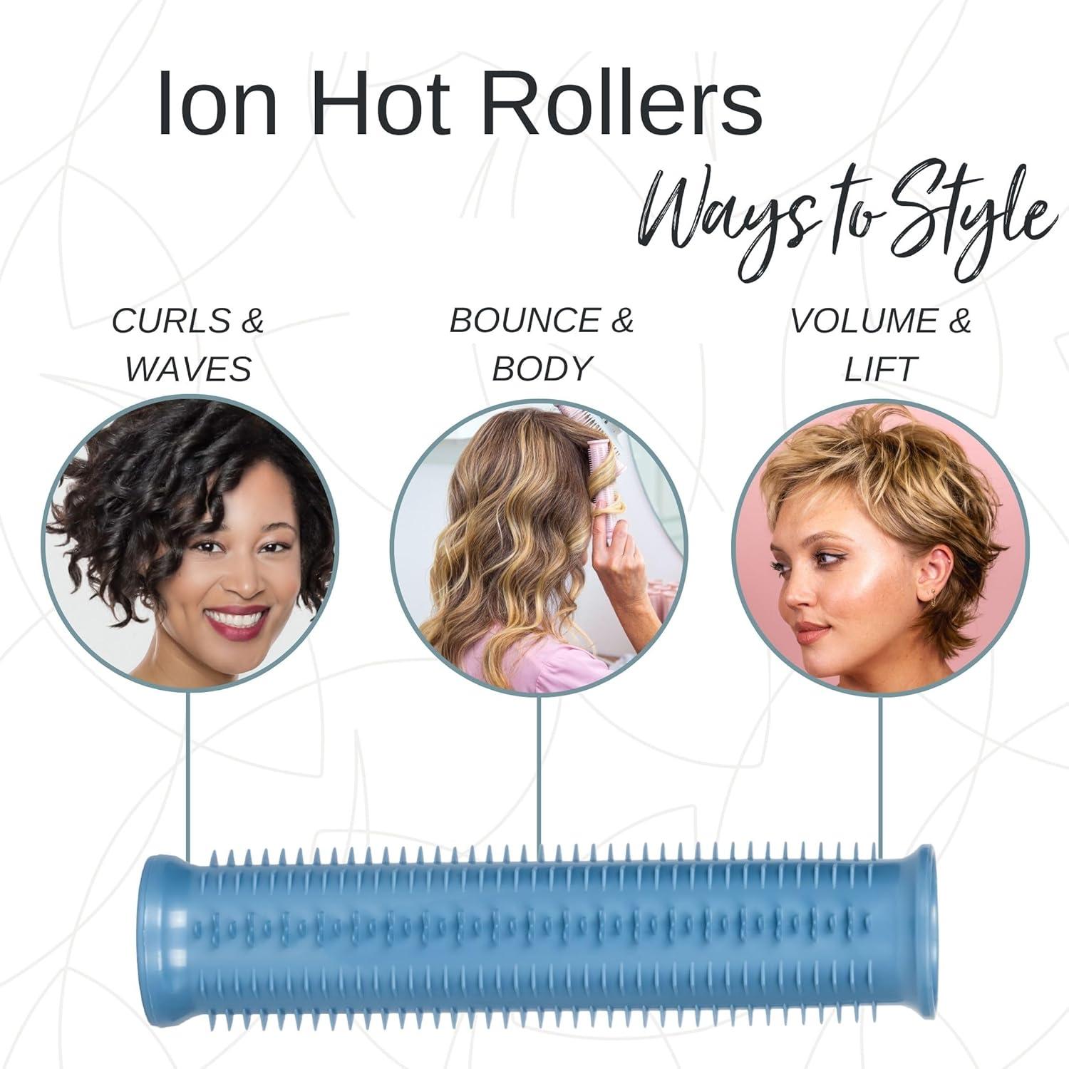 Calista Ion Hot Hair Rollers, 12 ct - Long