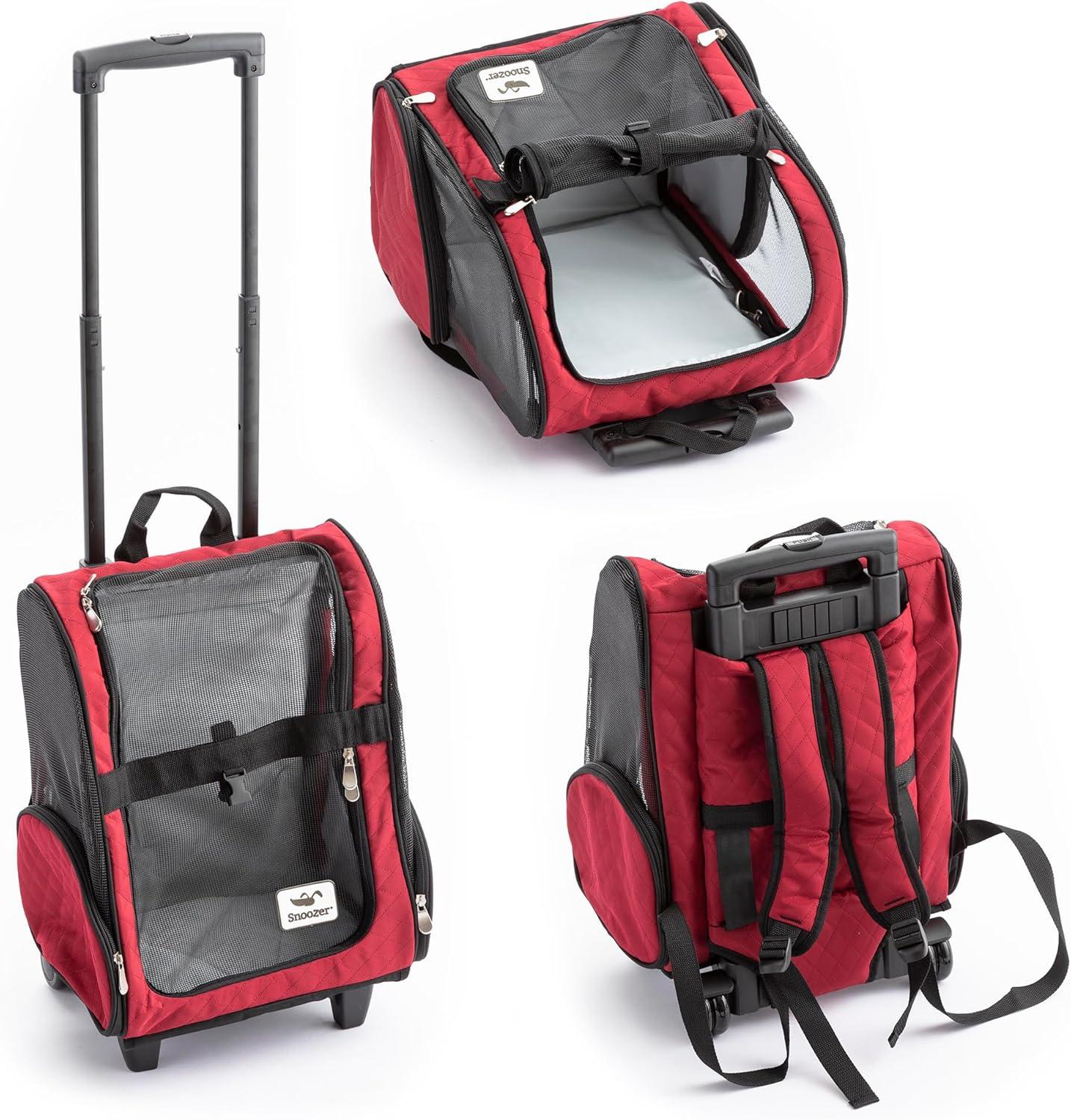 Snoozer Roll Around Travel Dog Carrier Backpack 4-in-1