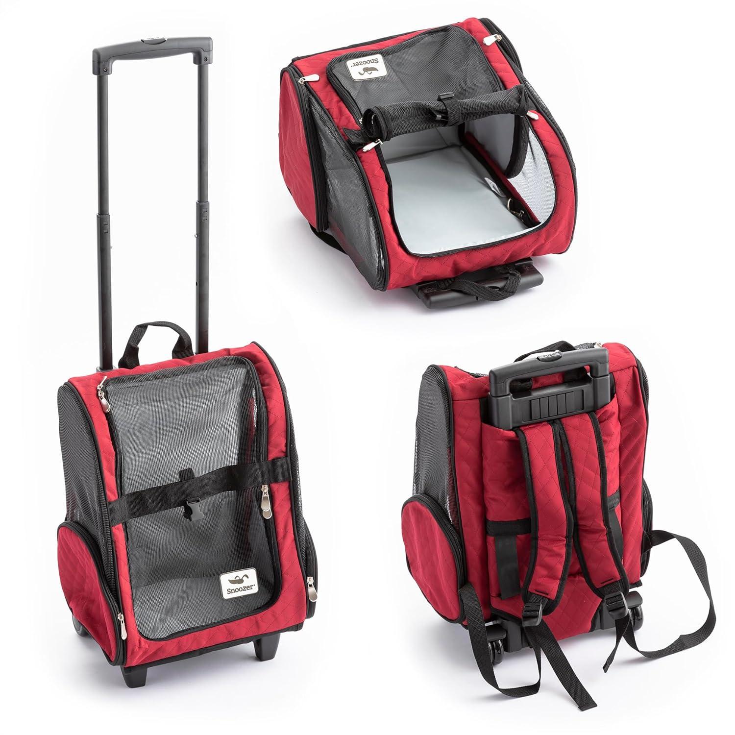 Snoozer Roll Around Travel Dog Carrier Backpack 4-in-1