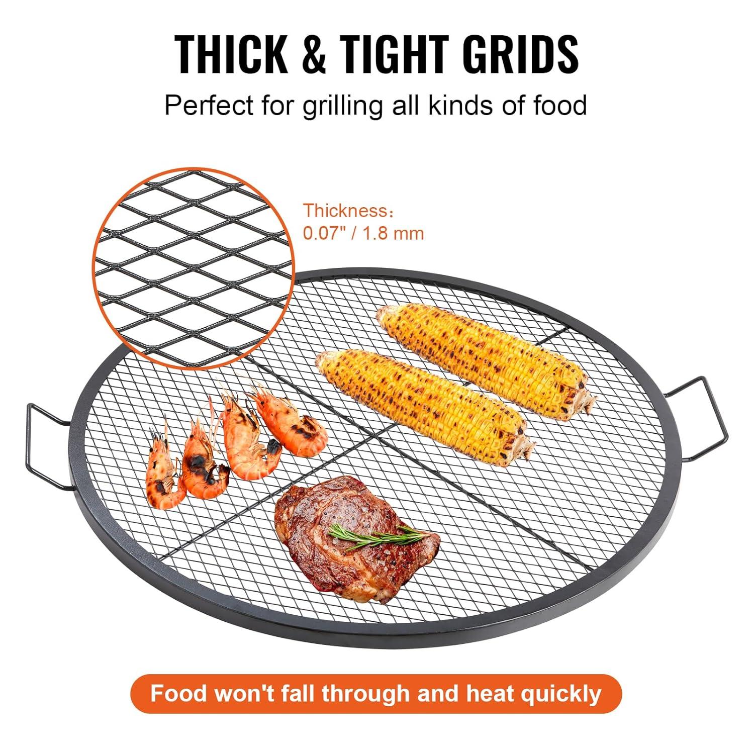 VEVOR Round Alloy Steel Fire Pit Tool