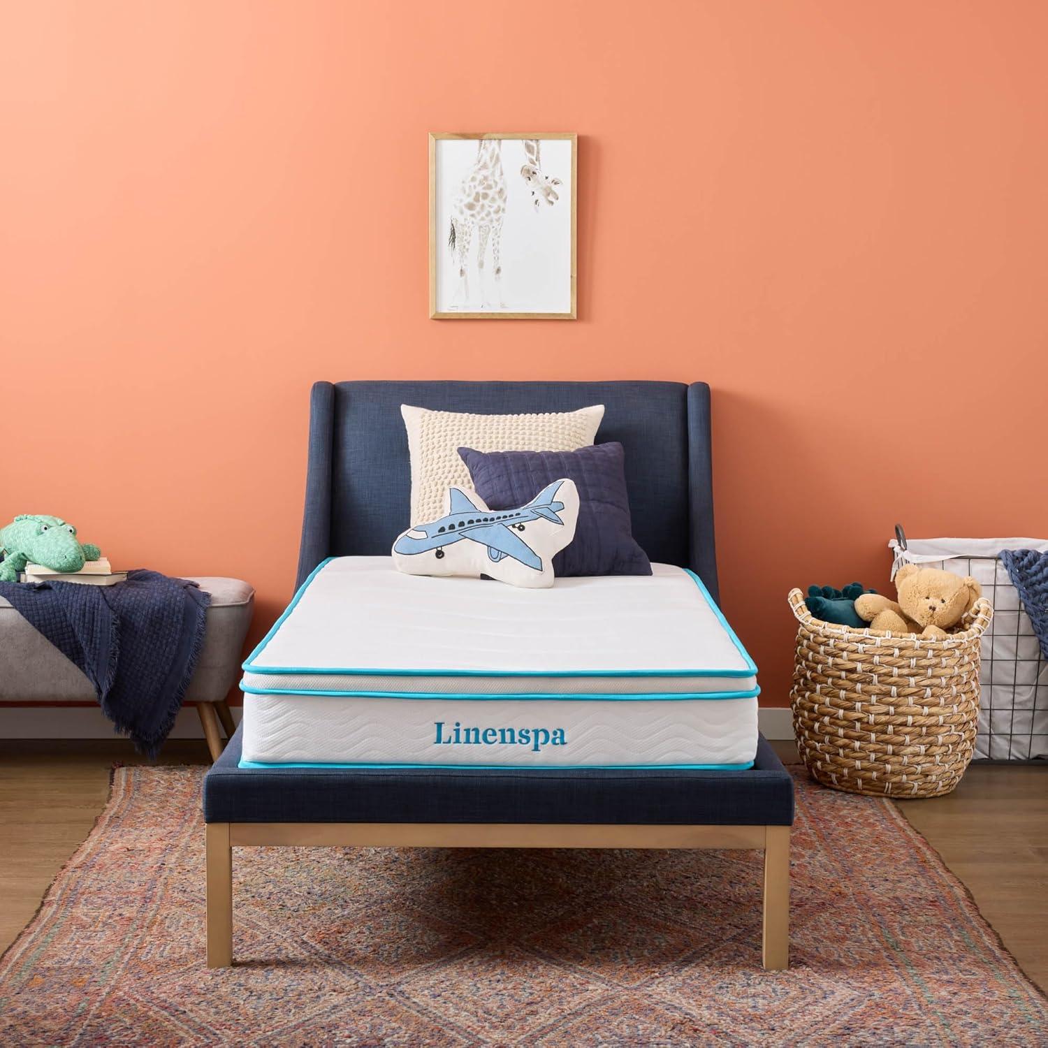 Linenspa Essentials 8 In. Firm Gel Memory Foam Hybrid Mattress