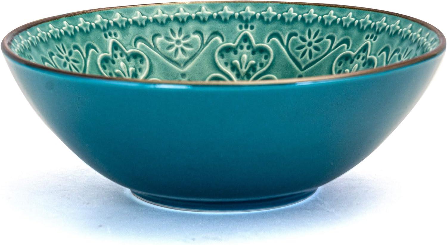 Sea Foam Green Ceramic 16-Piece Dinnerware Set