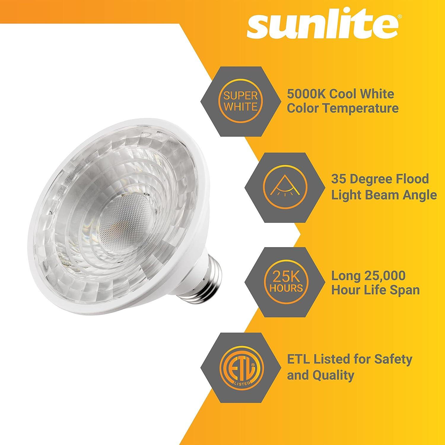 Super White Dimmable LED PAR30 Flood Light Bulb
