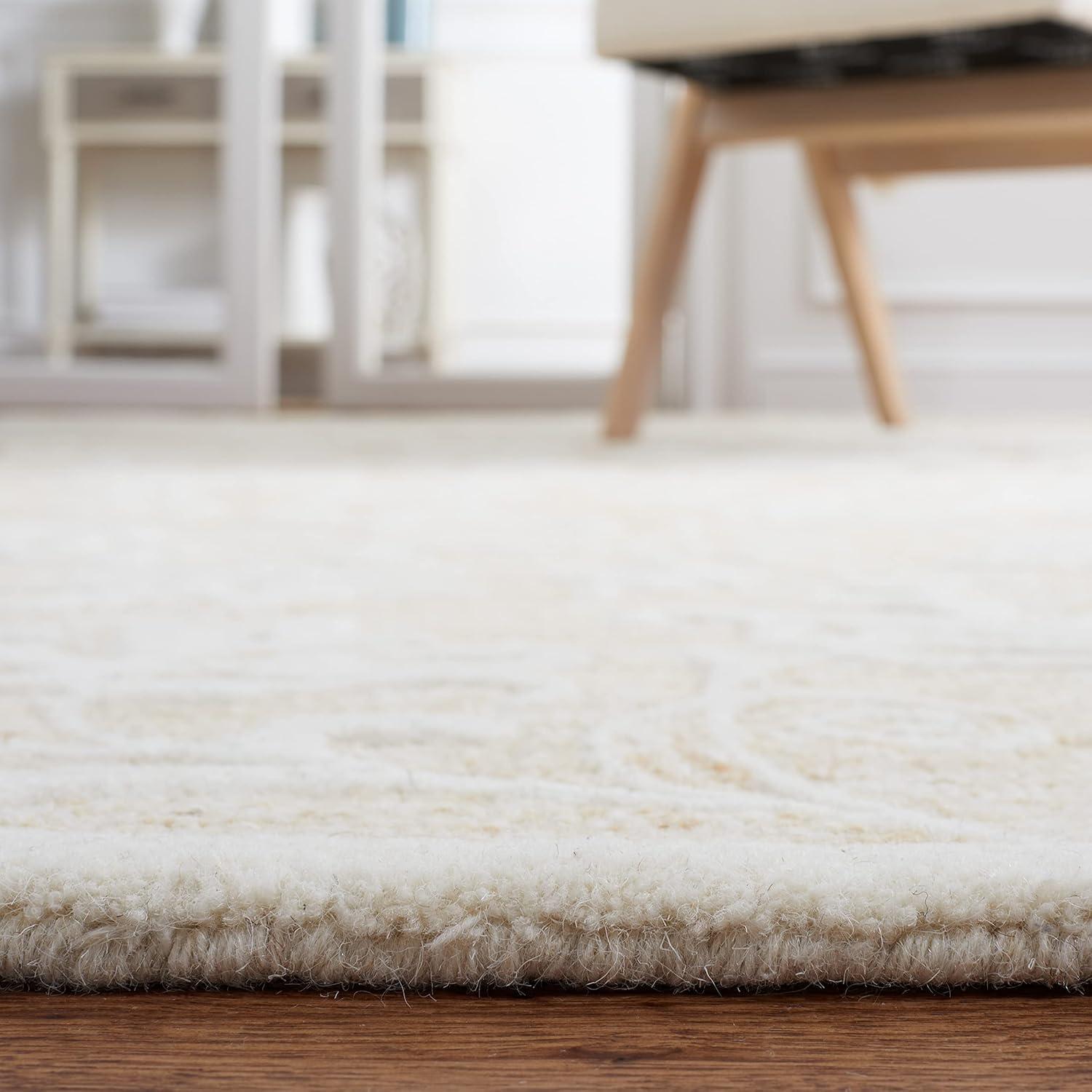 Metro MET853 Hand Tufted Indoor Accent Rug - Gold/Ivory - 3'x5' - Safavieh