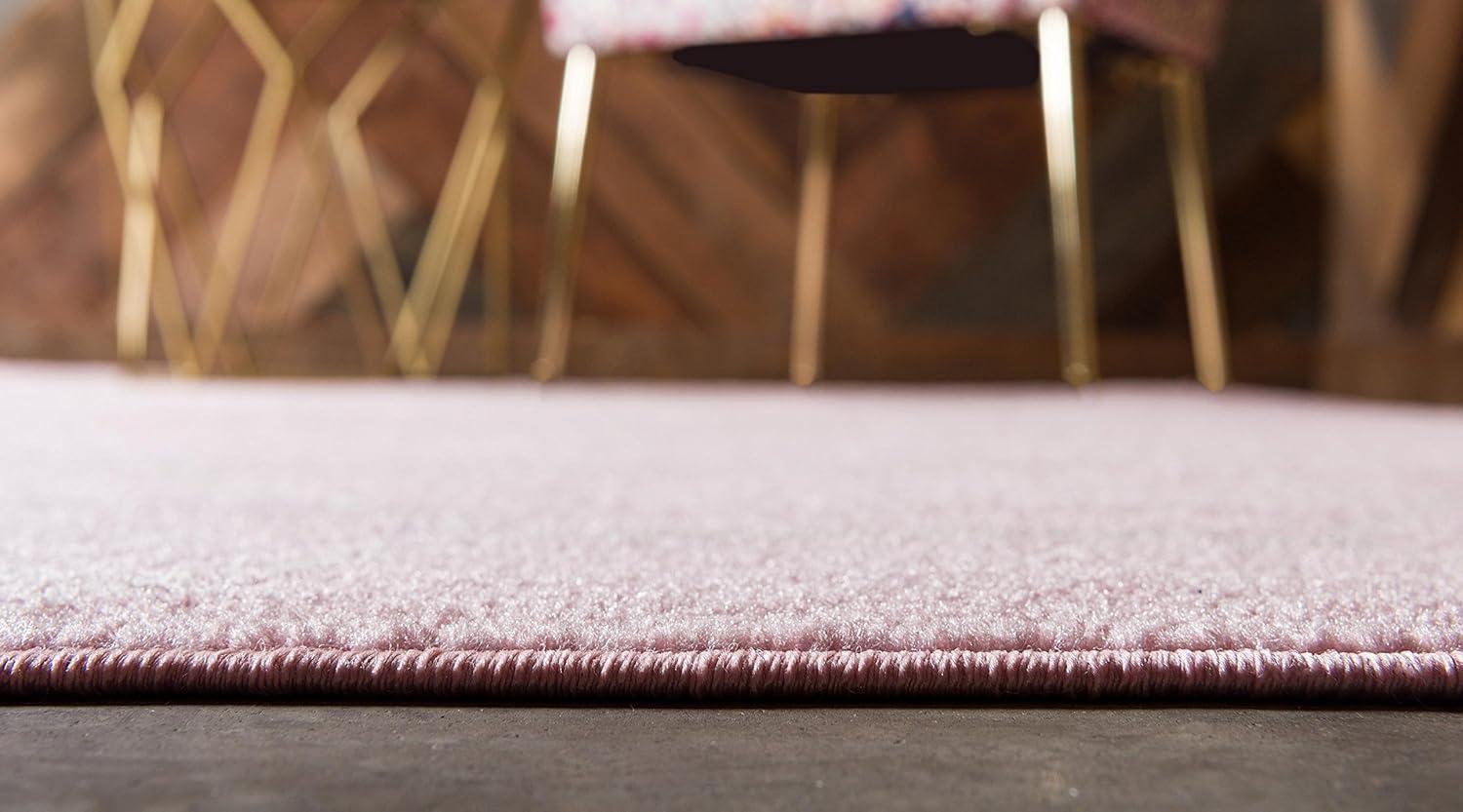 Unique Loom 8' 0 x 10' 0 Trellis Frieze Geometric Light Pink Area Rug