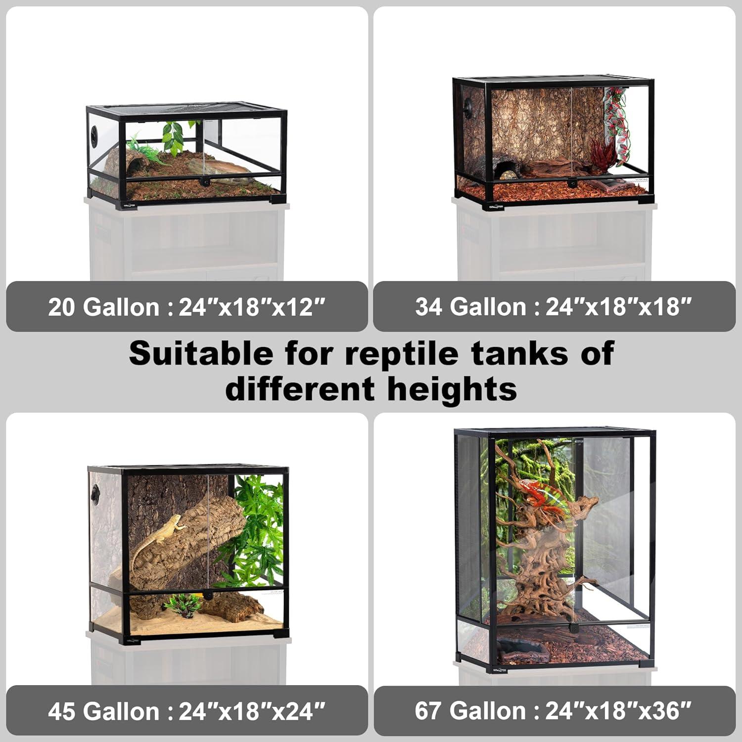 GDLF 48'' x 24'' x 69.5'' Reptile Stand & Reviews | Wayfair