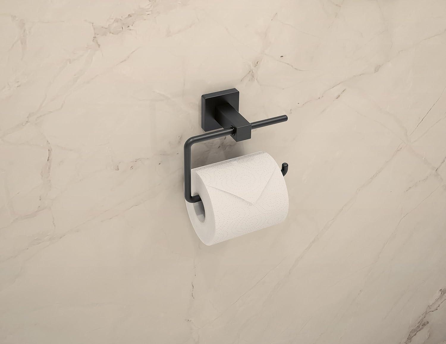 Duro Single Roll Toilet Paper Holder with Wall Mounting Hardware