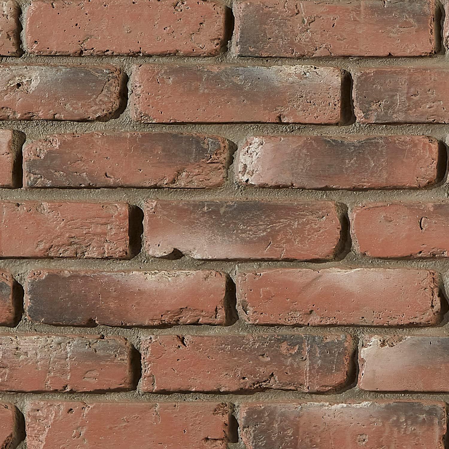 Historic Brick 8" x 8" Faux Brick Wall Panel Sample