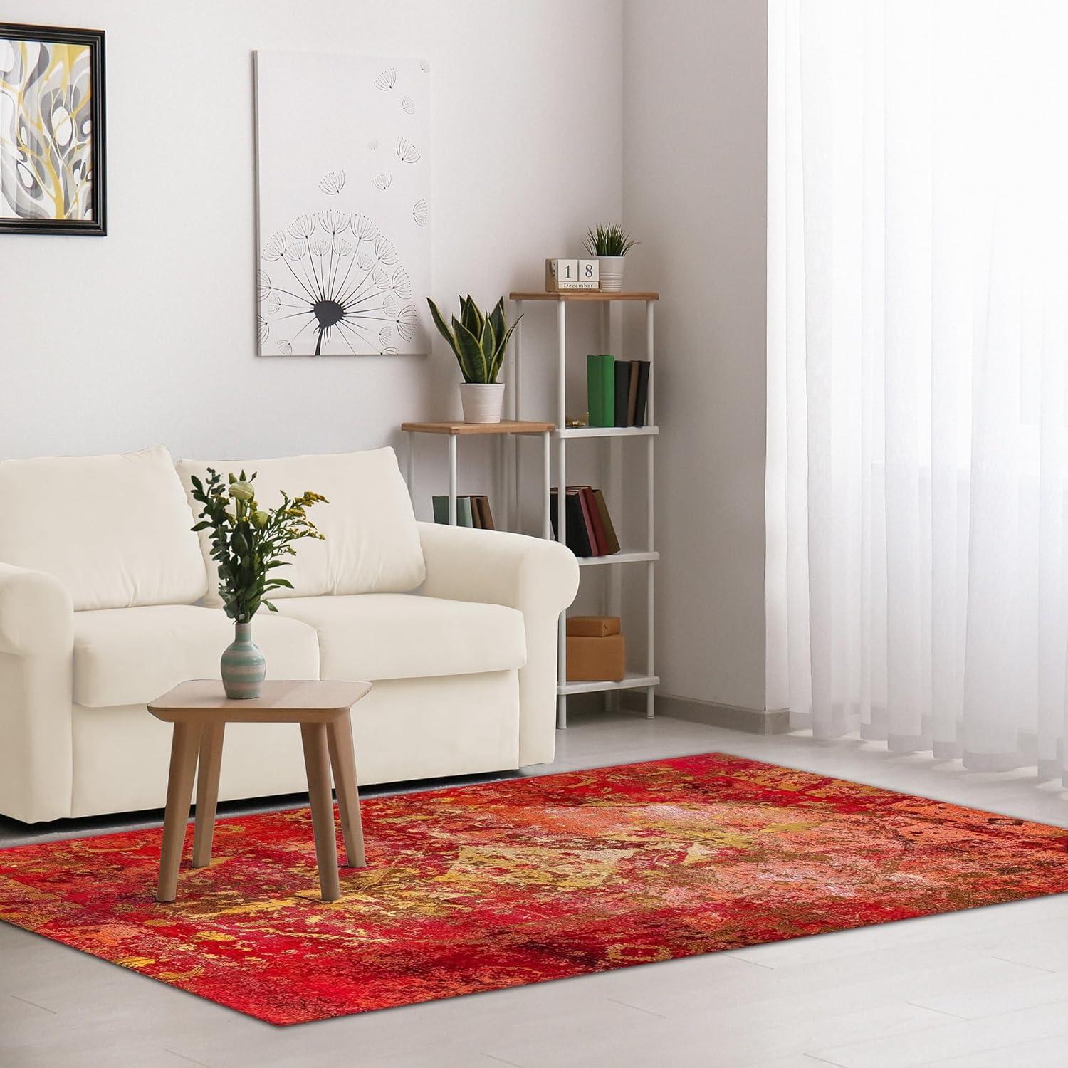 Liora Manne Marina Kermin Indoor/Outdoor Rug Saffron 2'7" x 4'3"