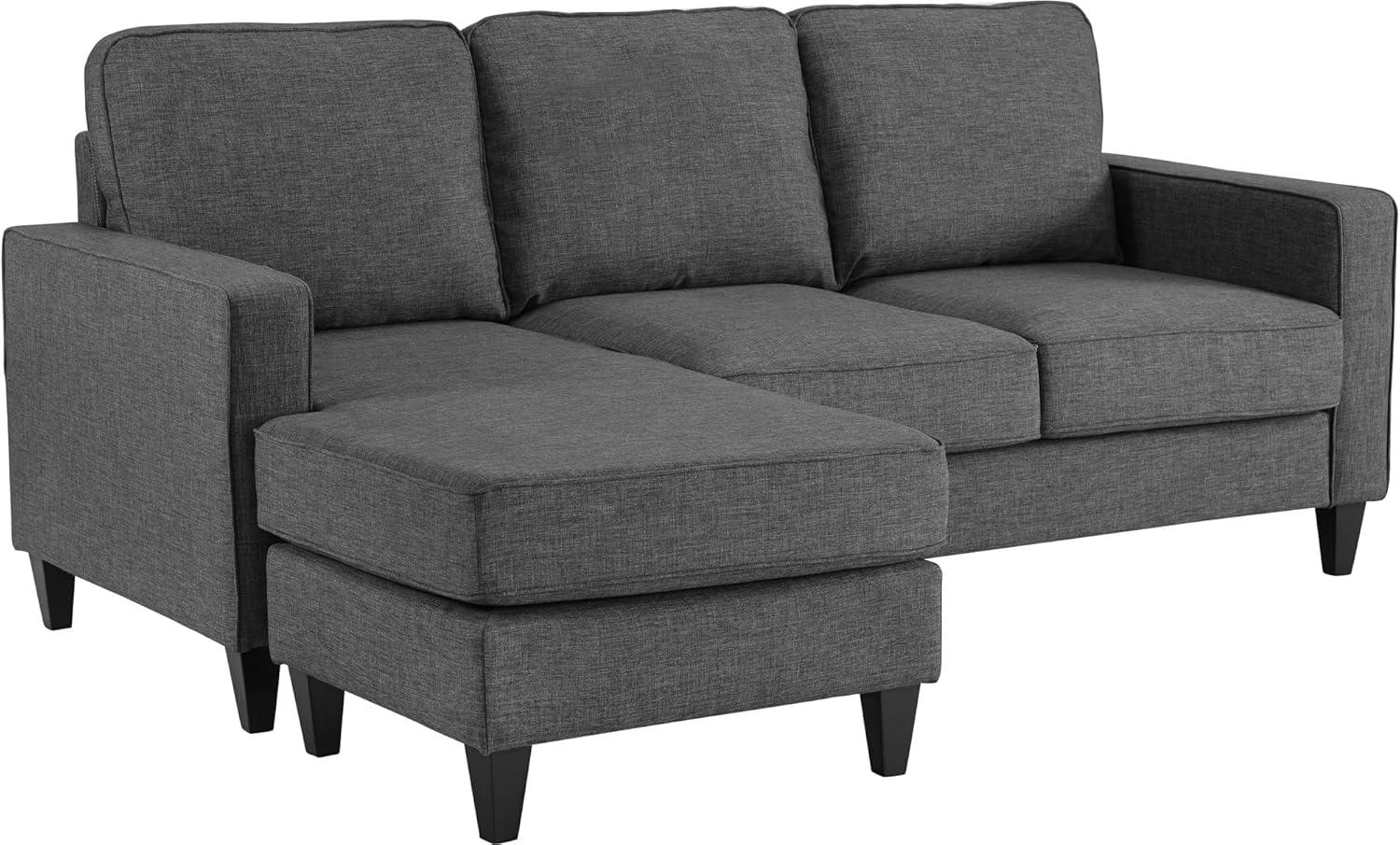 Serta Harmon Upholstered Reversible Sectional Sofa and Chaise