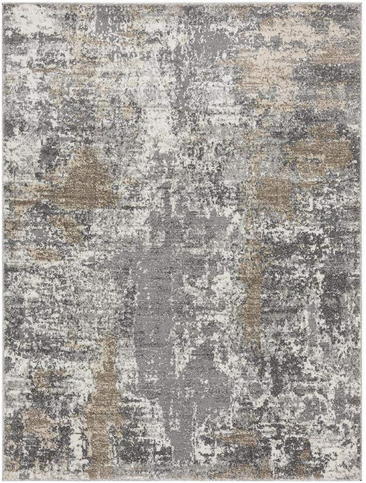 Seren Abstract Gray Area Rug