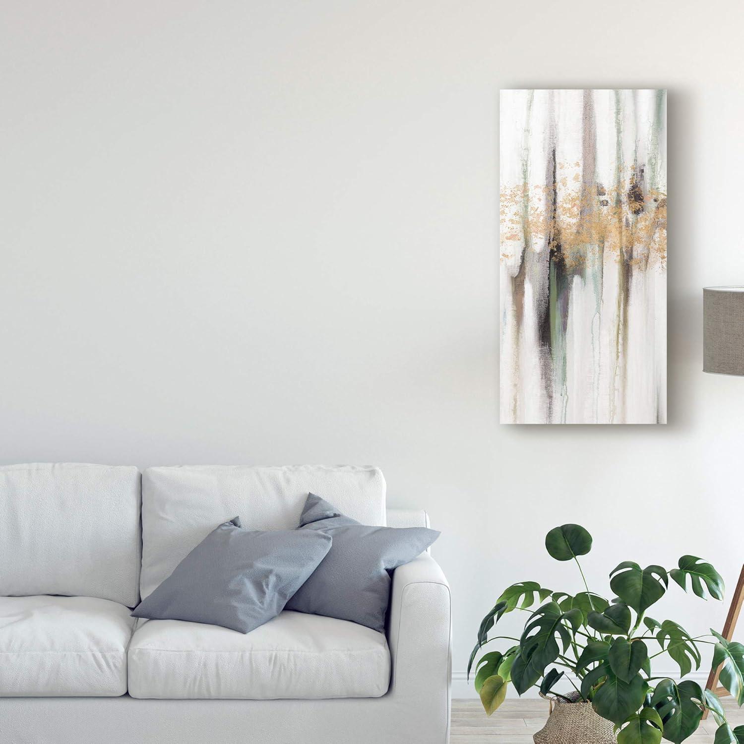 Trademark Fine Art 'Falling Gold Leaf I' Canvas Art by Studio W