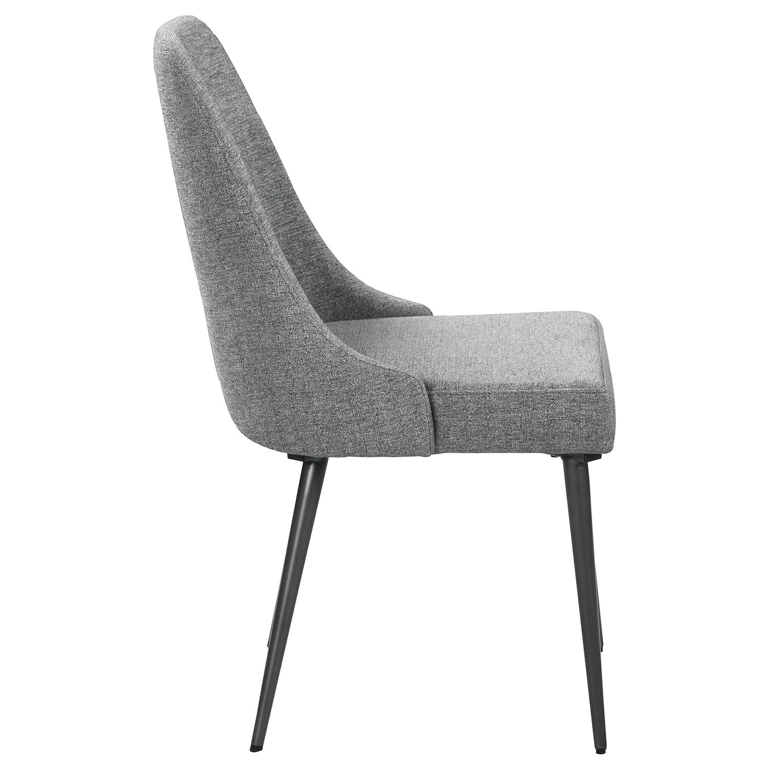 Bridlington Upholstered Dining Chairs Grey (Set Of 2)