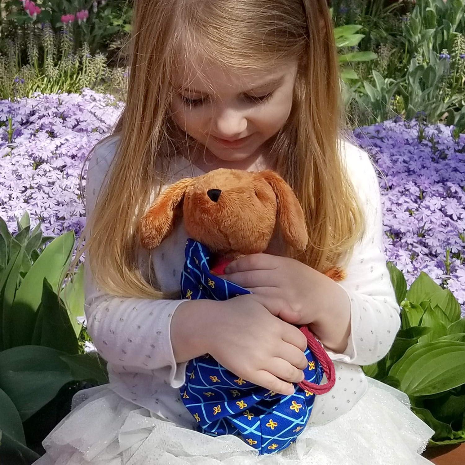 Genevieve the Dog in Madeline Tote Bag 9 in.