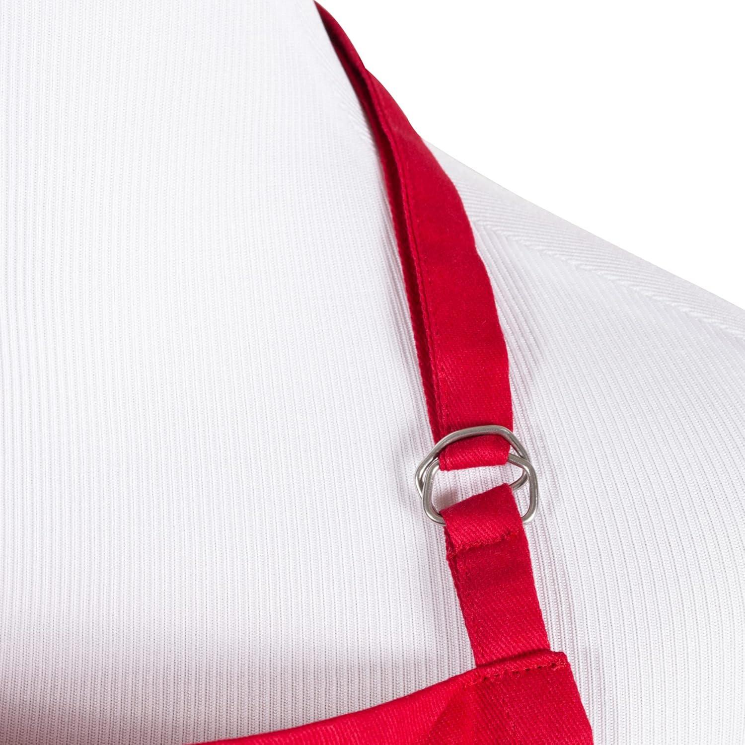 Design Imports  Chino Chef Apron Tango Red