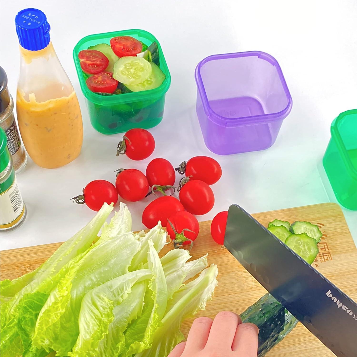 Finorder Portion Control Container Kit Multicolour Polypropylene Meal Prep Food Storage (14 Count)