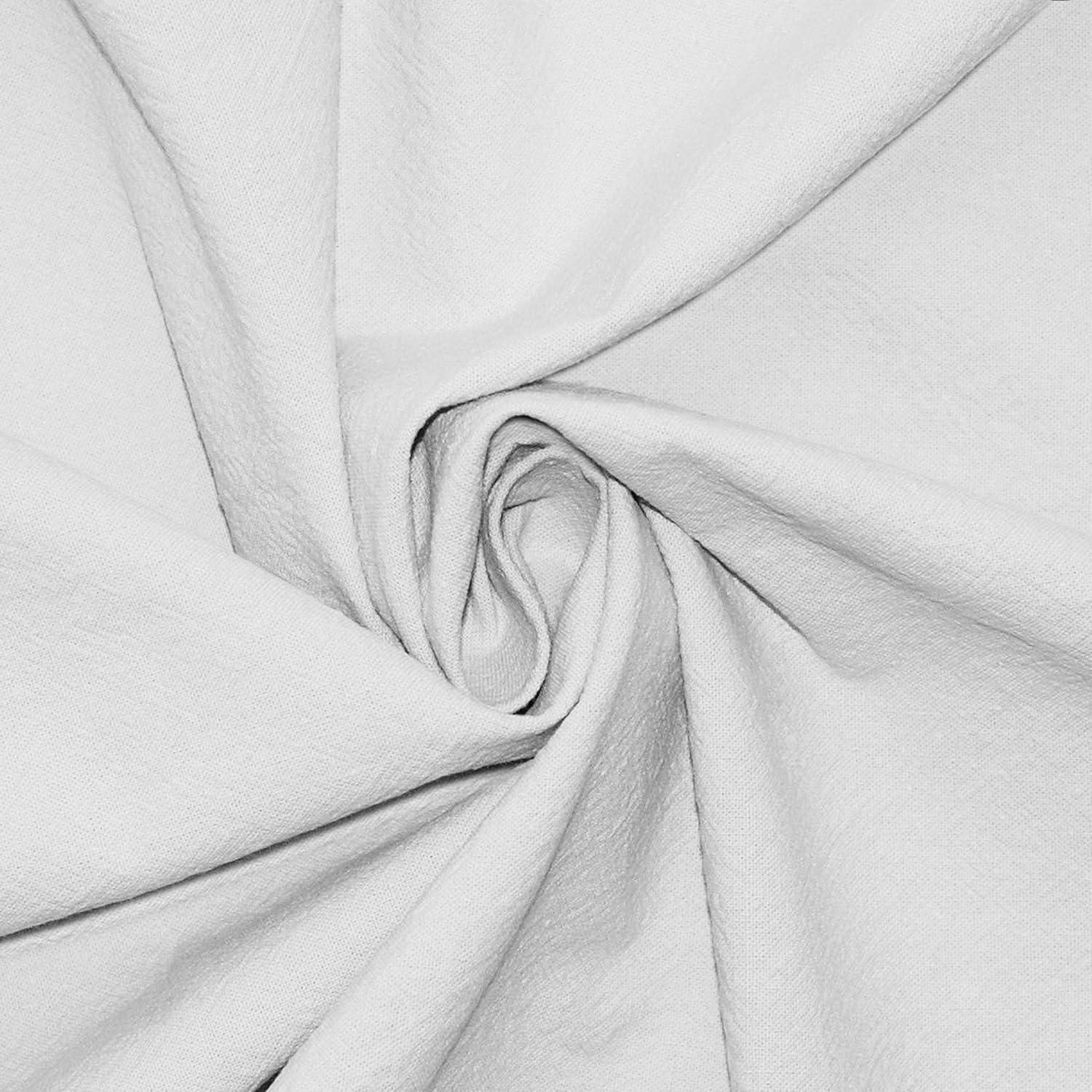 52"x95" Archaeo Light Filtering Washed Cotton Twist Tab Curtain Panel White: Modern Window Treatment, Tab Top