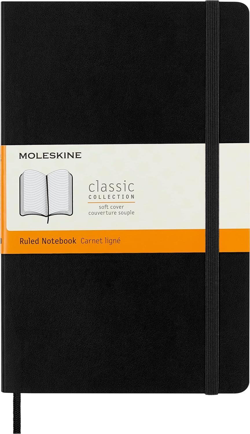 Moleskine Classic Softcover Ruled Notebook