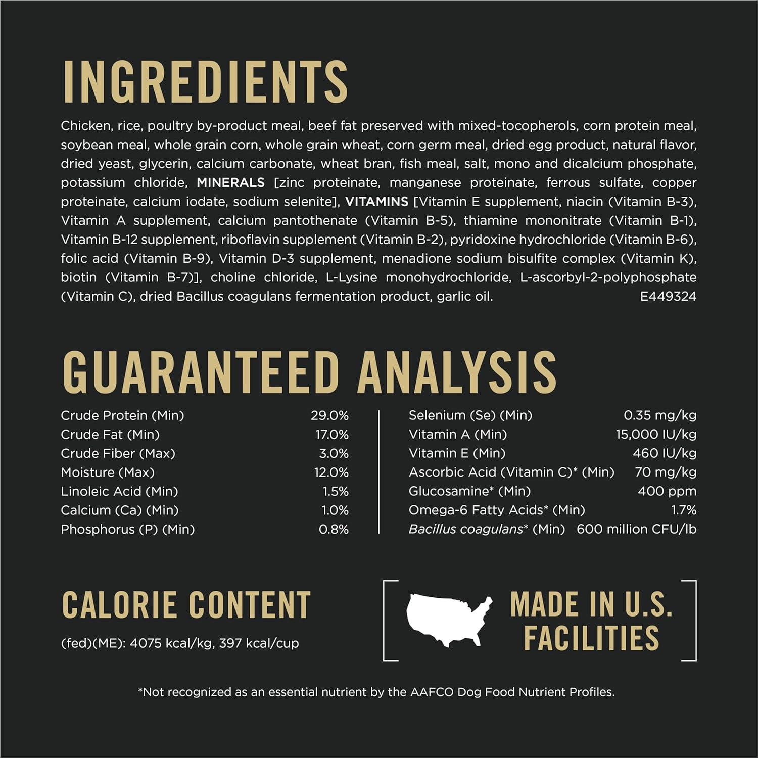 Purina Pro Plan Small Breed Dog Food With Probiotics for Dogs, Shredded Blend Chicken & Rice Formula, 6 lb. Bag