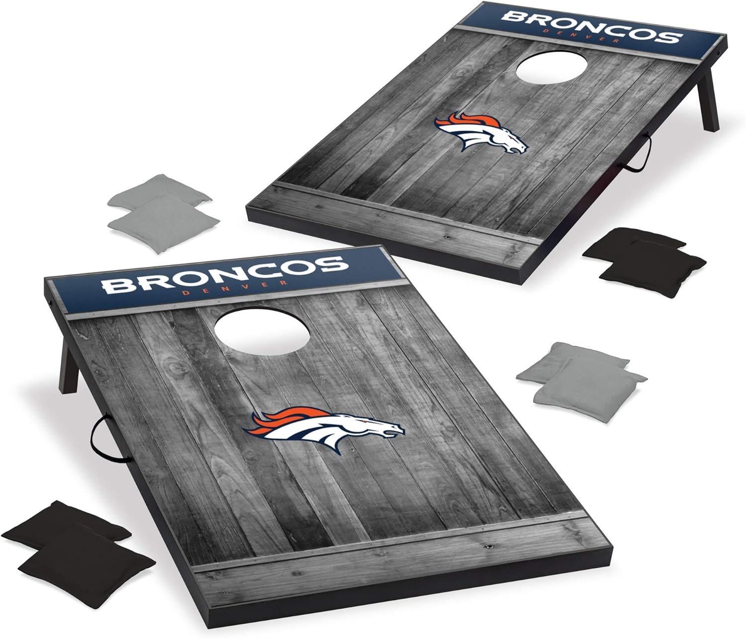 NFL Denver Broncos 2'x3' Cornhole Board - Gray