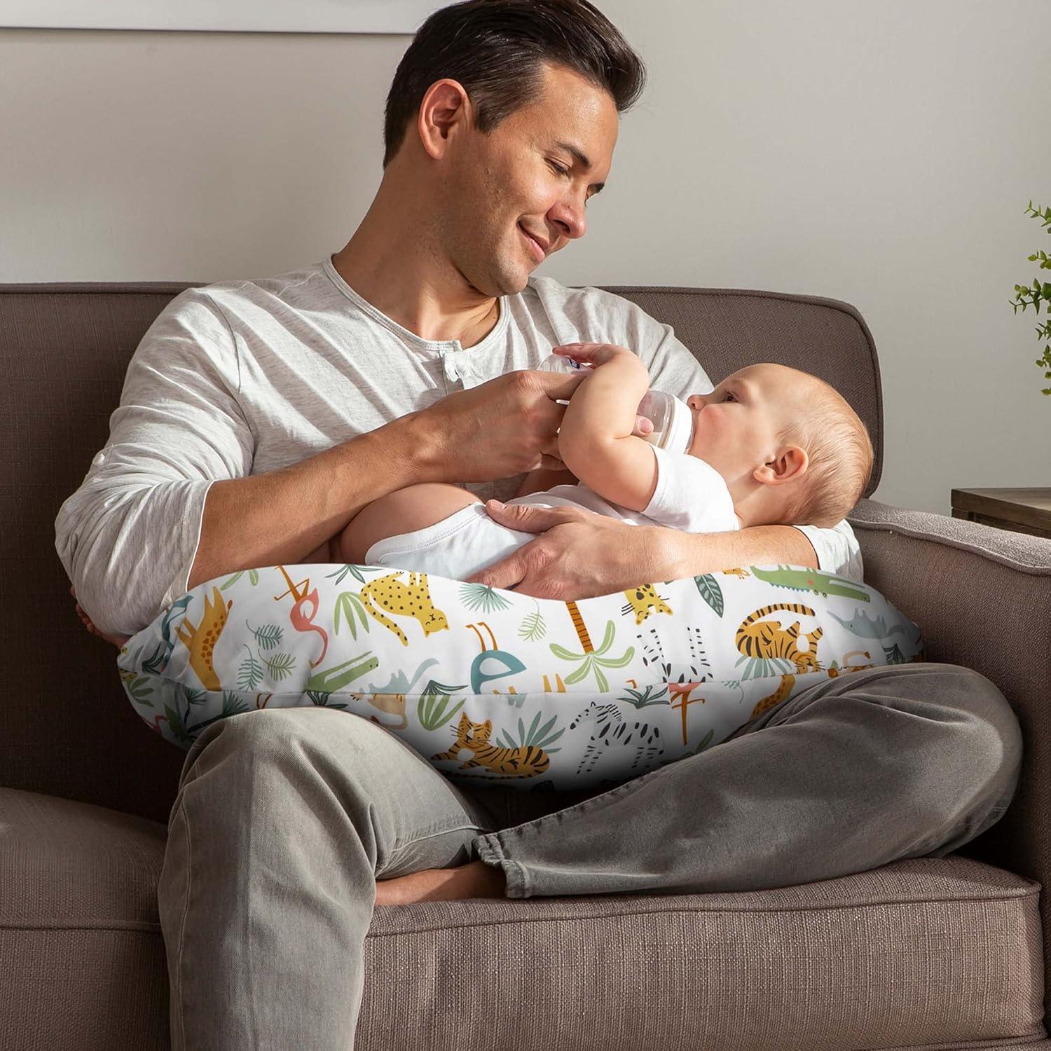 Boppy Original Support Nursing Pillow Cover - Colorful Wildlife