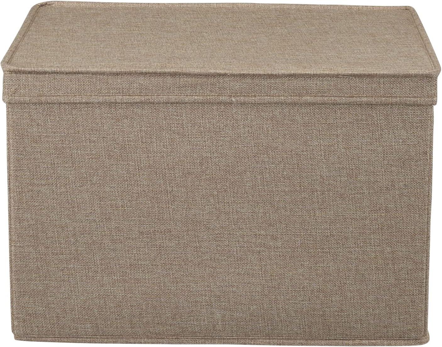 Household Essentials Wide Storage Box Fabric Bin