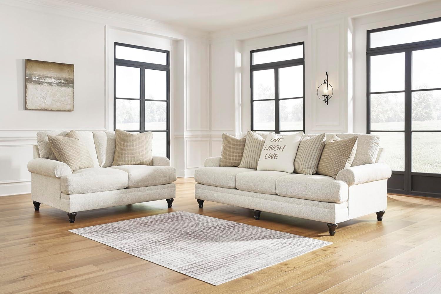 89" Recessed Arm Sofa with Reversible Cushions