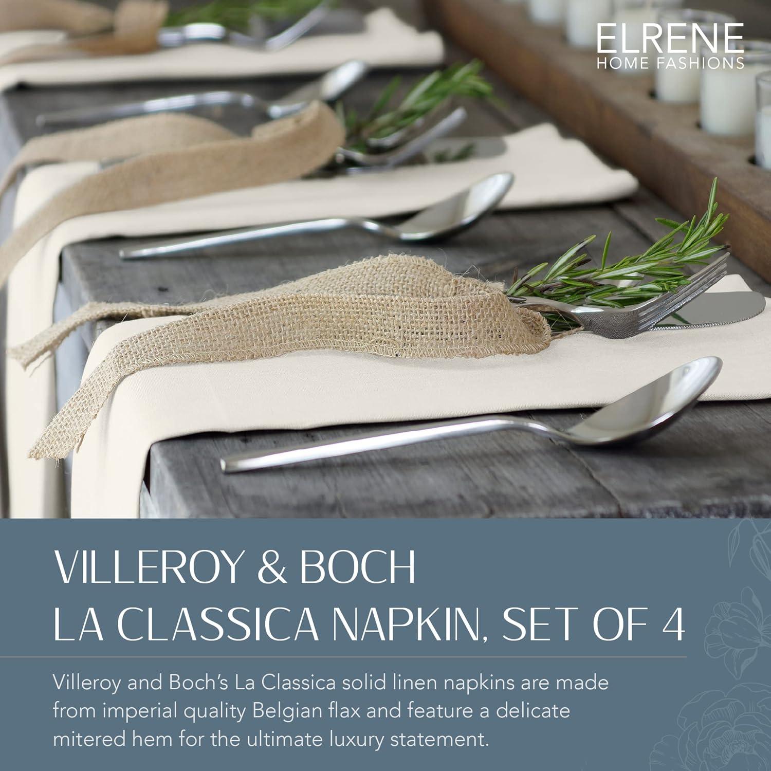 La Classica 4 Piece Linen Napkin Set