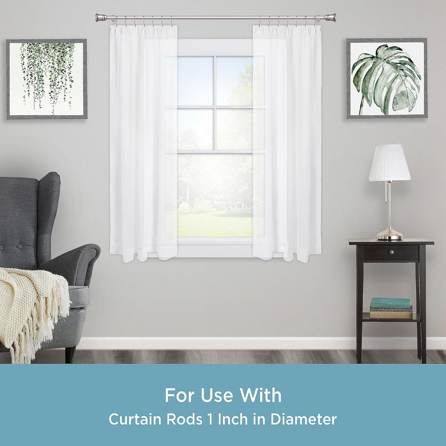 Kenney Kenney Clip Rings for 1" Diameter Curtain Rods