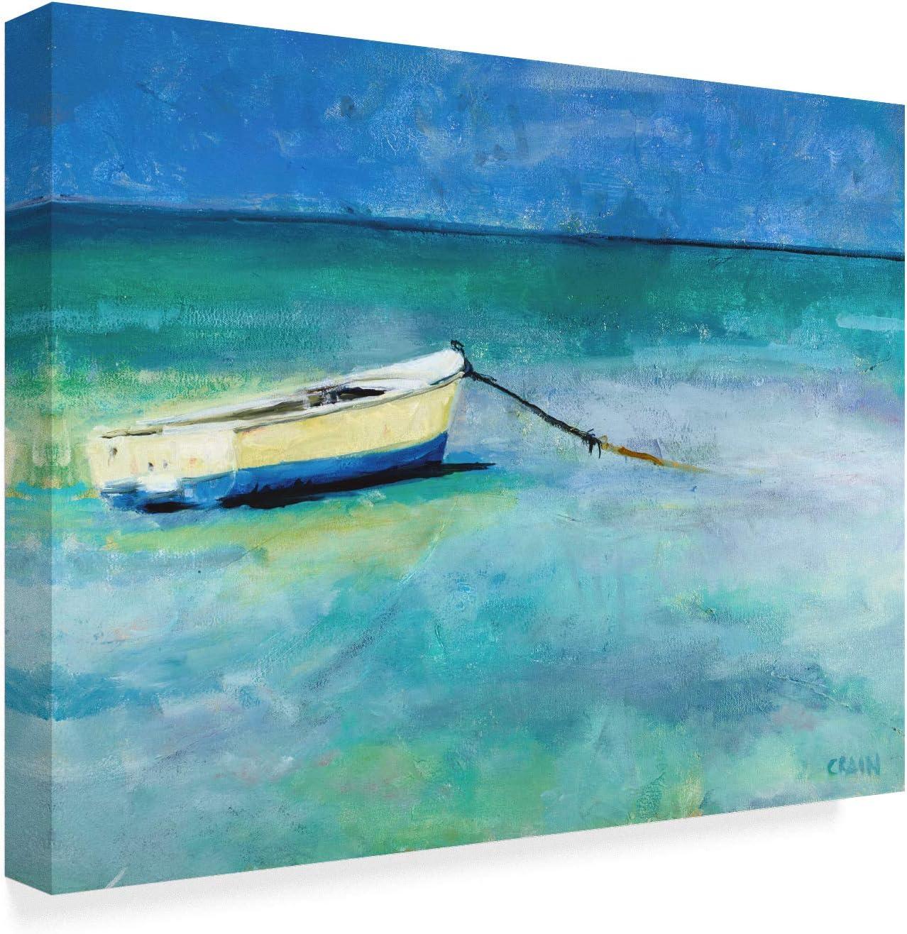 Trademark Fine Art 'Water Taxi Boat' Canvas Art by Curt Crain