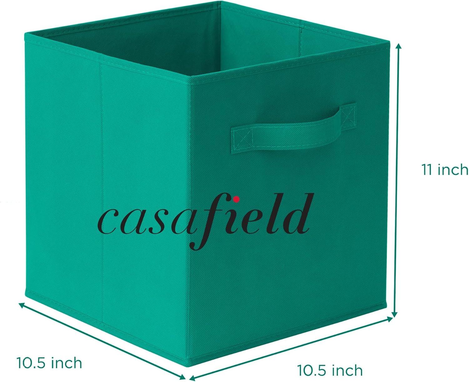Casafield Collapsible Fabric Cubes, 11" Storage Bins (Set of 12) (Set of 12)