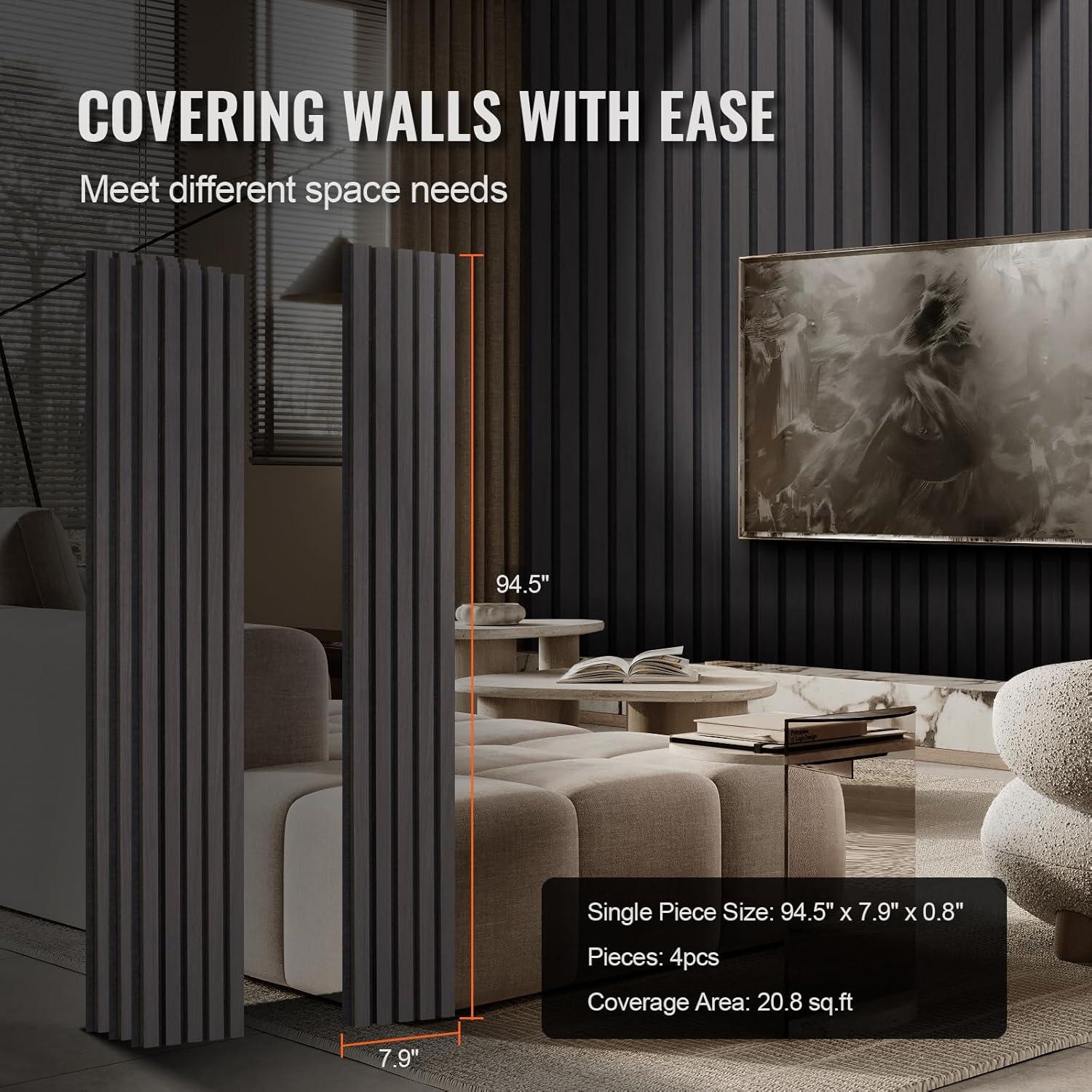 VEVOR Wood Slat Acoustic Panels for Modern Wall Decor