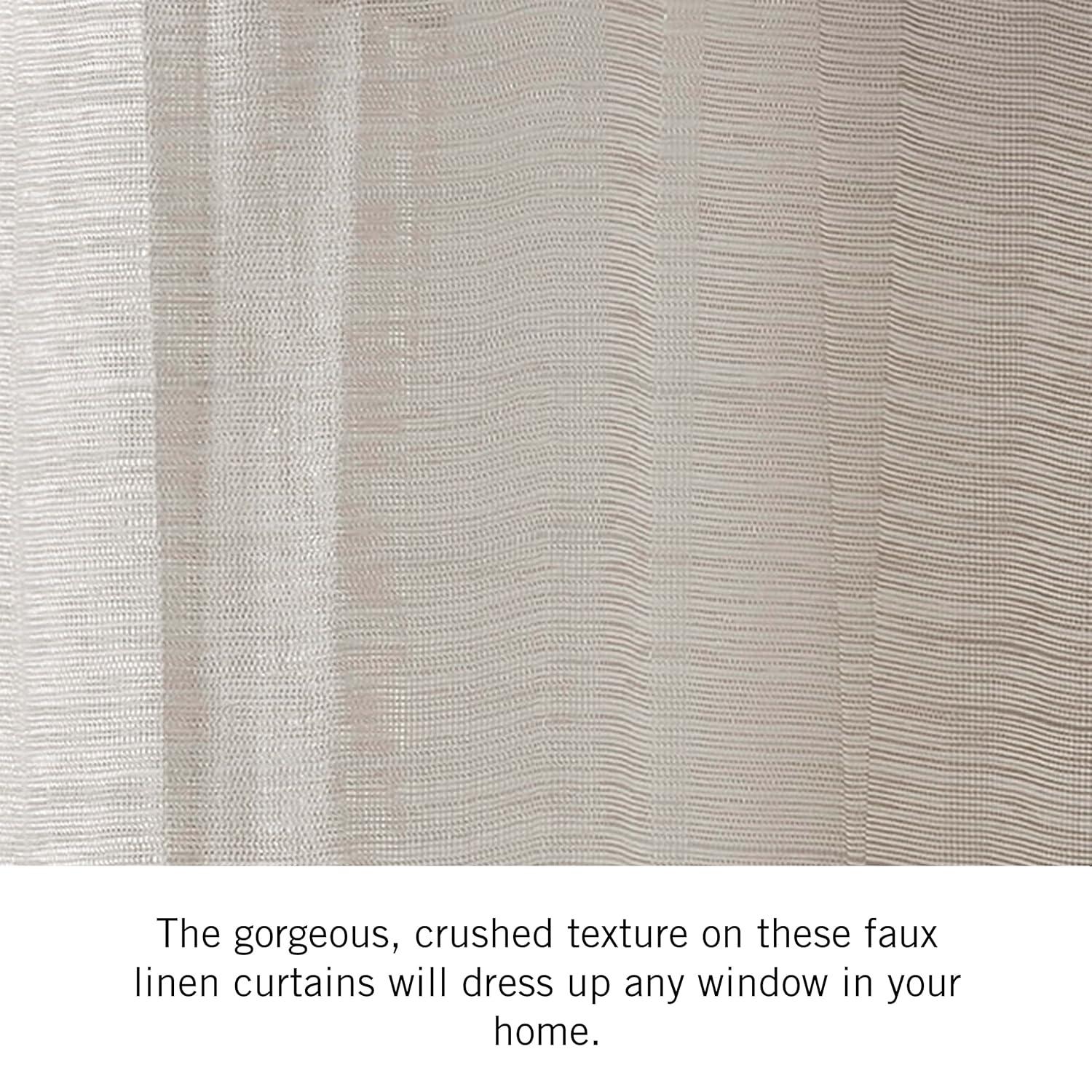 Nautica Cordelia Crushed Sheer Window Curtains & Reviews | Wayfair