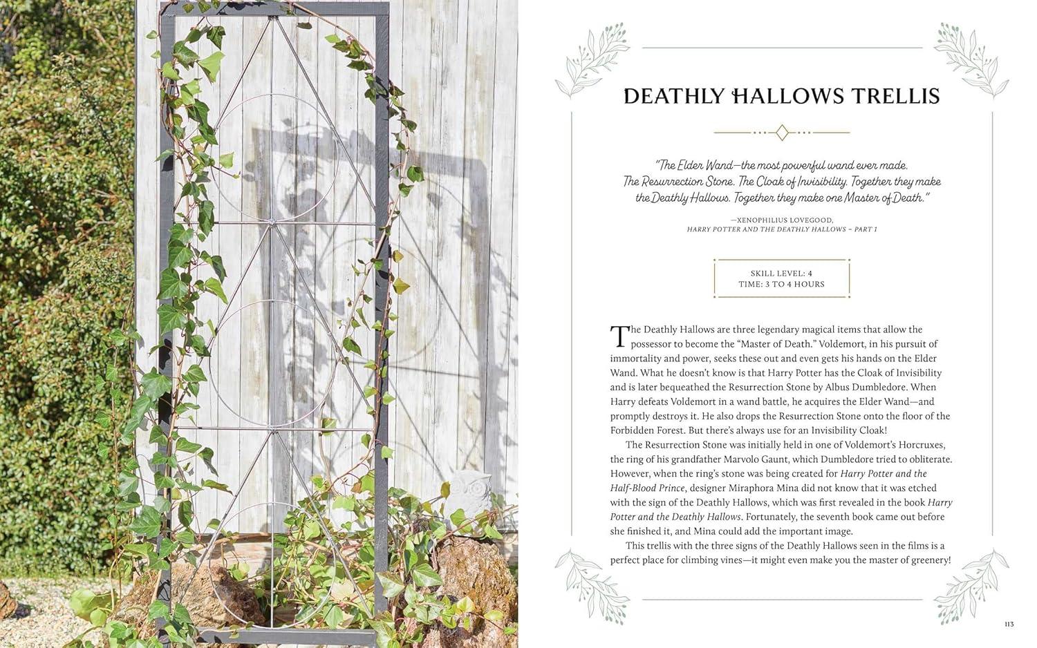 Harry Potter Inspired Hardcover Herbology Gardening Guide
