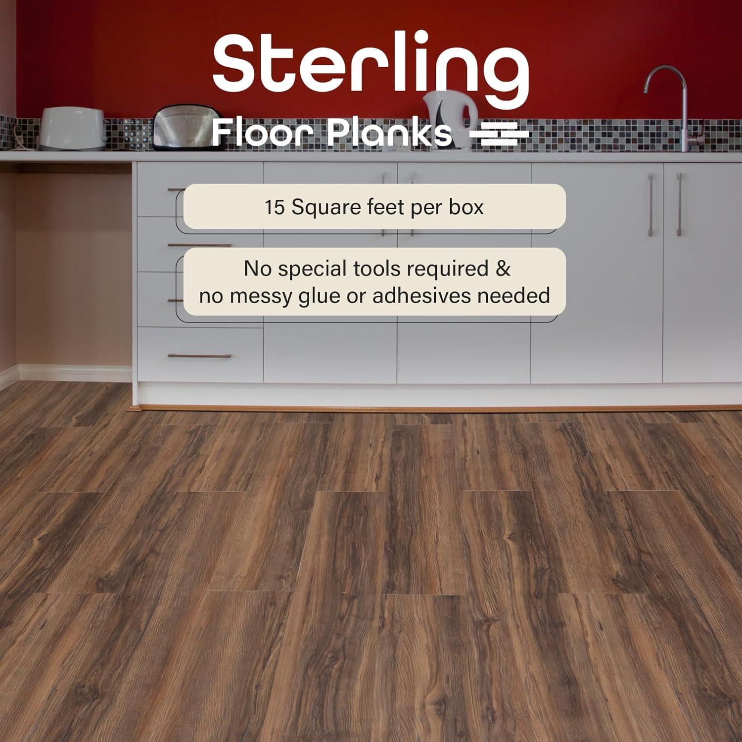 Sterling 0.078'' Thick 6'' W x 36'' L Plank