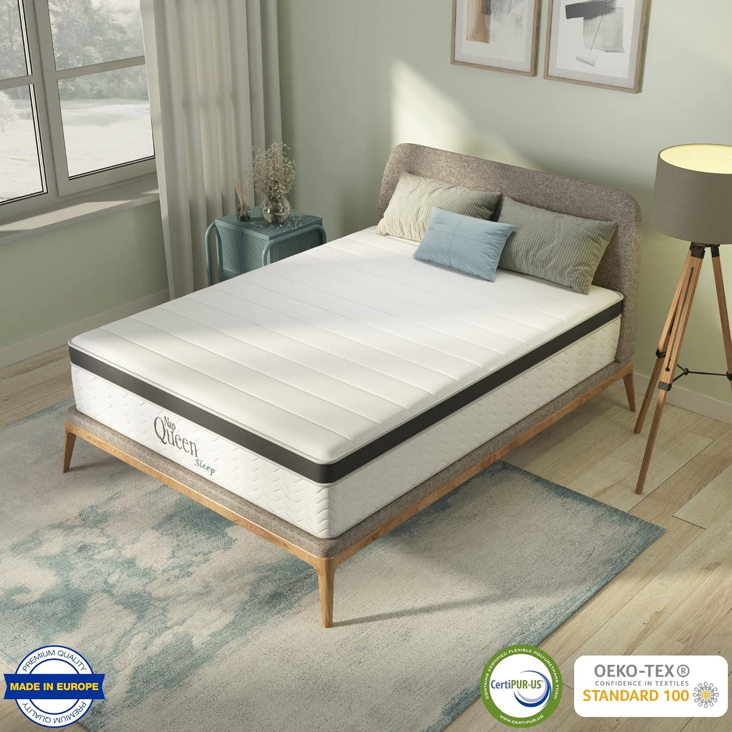 NapQueen 8" Maxima Hybrid of Innerspring and Cooling Gel Memory Foam Mattress