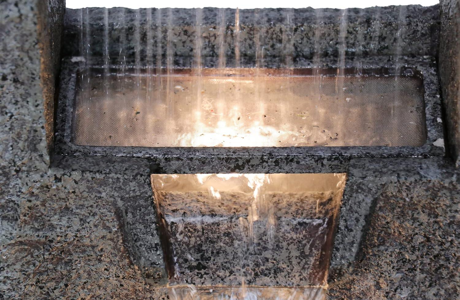 Hi-Line Gift Ltd 79613-C 32" H Rectangular Waterfall Fountain W/Ww LEDs