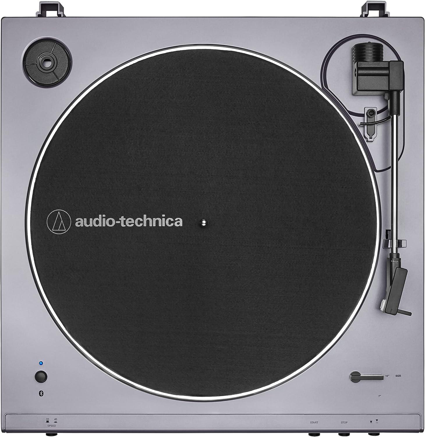 Audio-Technica AT-LP60XBT Fully Automatic Bluetooth Belt-Drive Stereo Turntable, Lilac (Limited Edition)