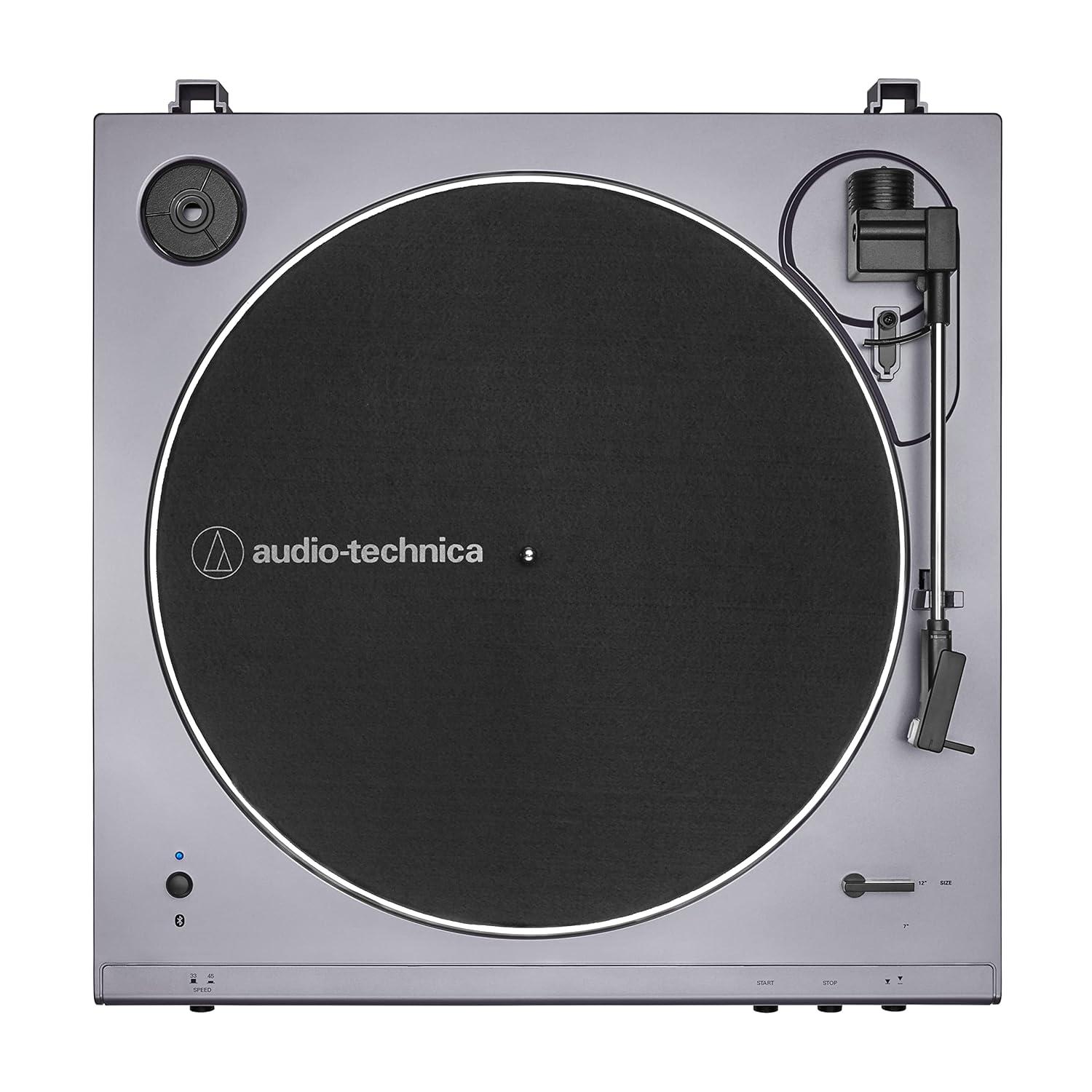 Audio-Technica AT-LP60XBT Fully Automatic Bluetooth Belt-Drive Stereo Turntable, Lilac (Limited Edition)