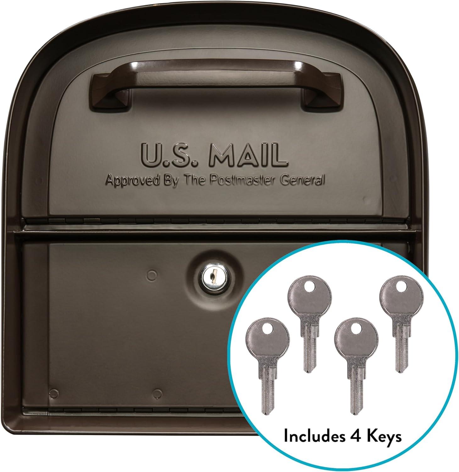 Architectural Mailboxes Oasis 360 Locking Post Mounted Mailbox