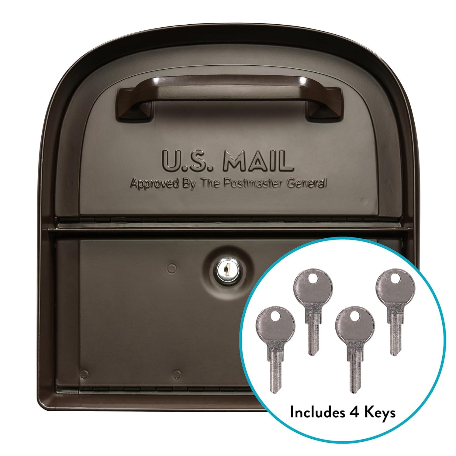 Architectural Mailboxes Oasis 360 Locking Post Mounted Mailbox