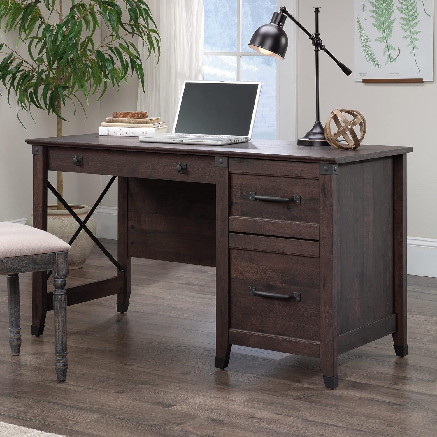 Carson Forge Desk with 3 Drawers - Sauder