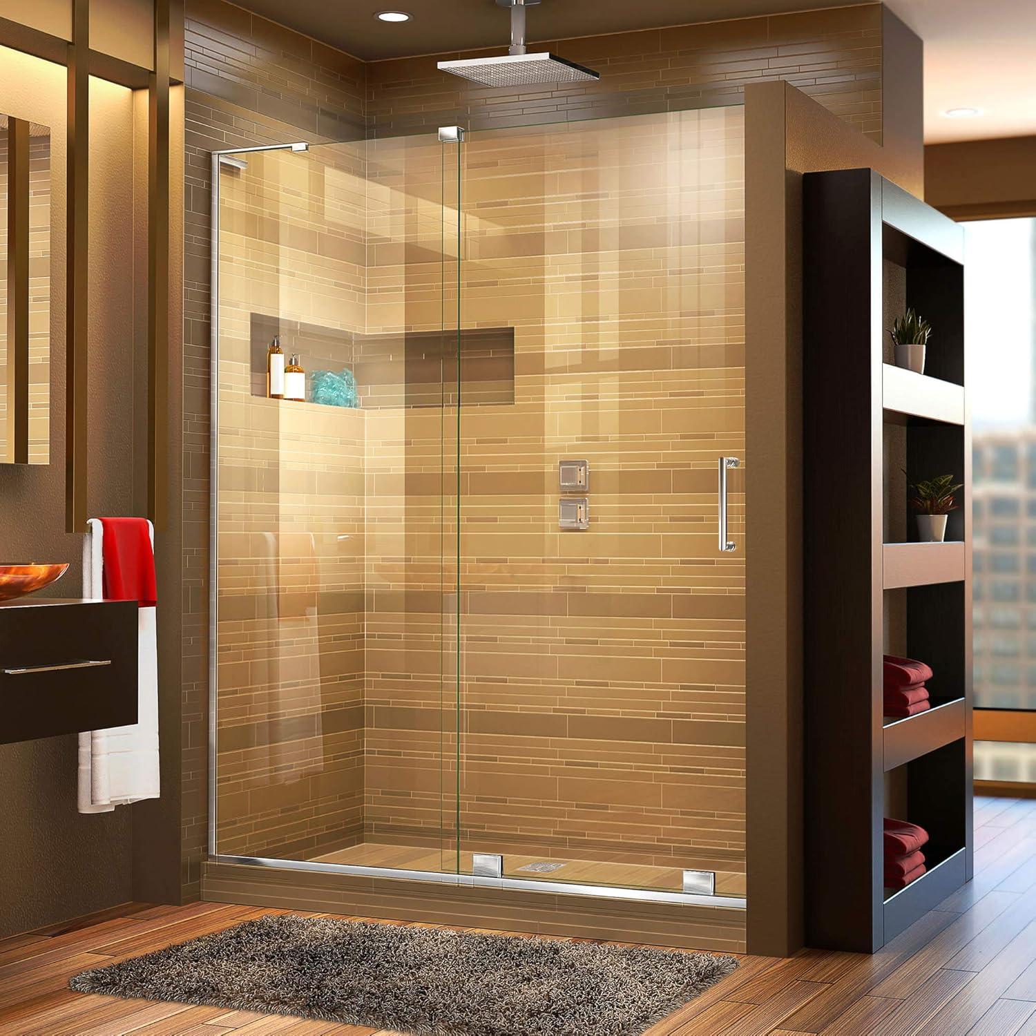 DreamLine Mirage-X 55 - 59 inch W x 71 inch H Frameless Sliding Shower Door