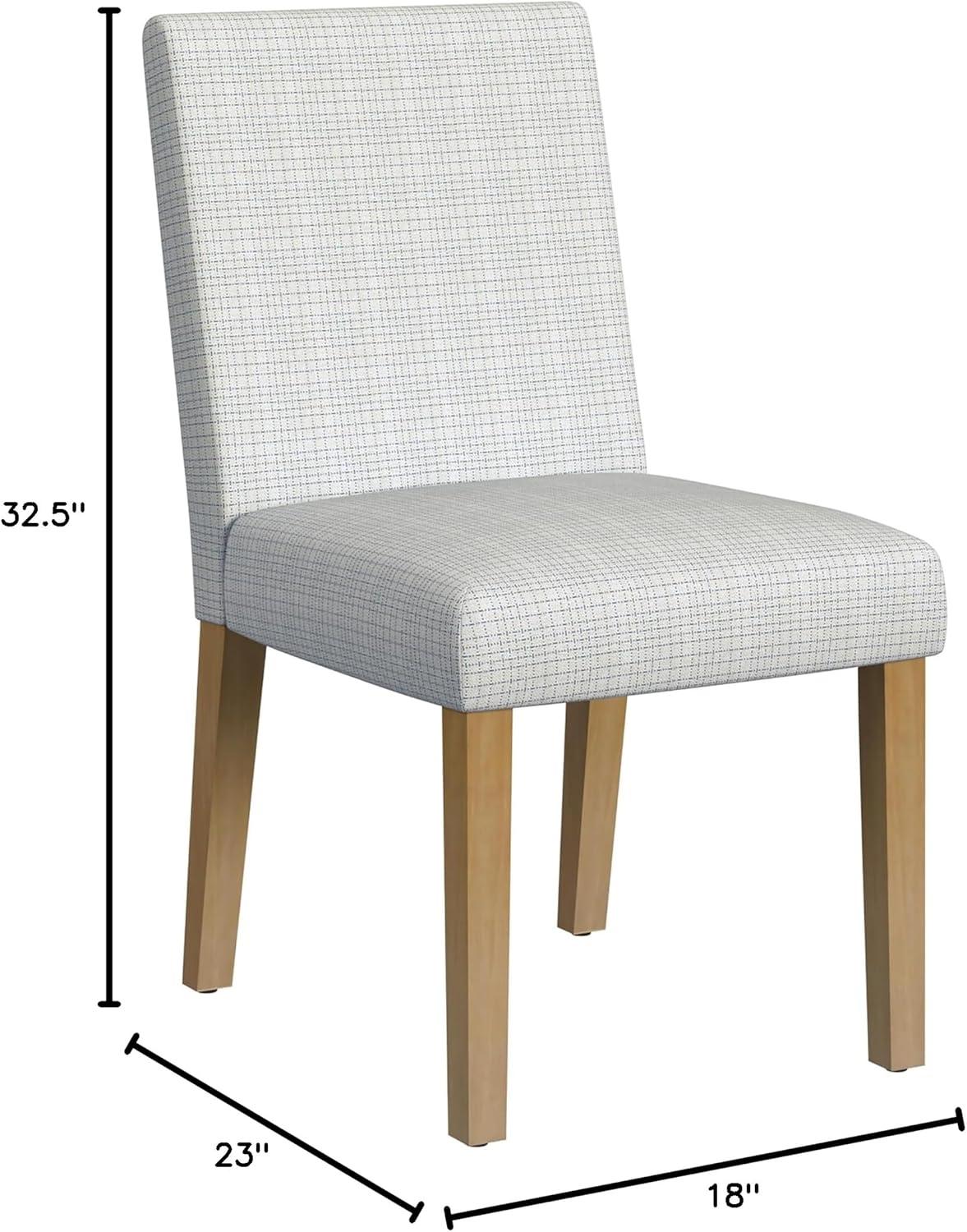 Classic Mini Grid Pattern Upholstered Dining Chair - HomePop