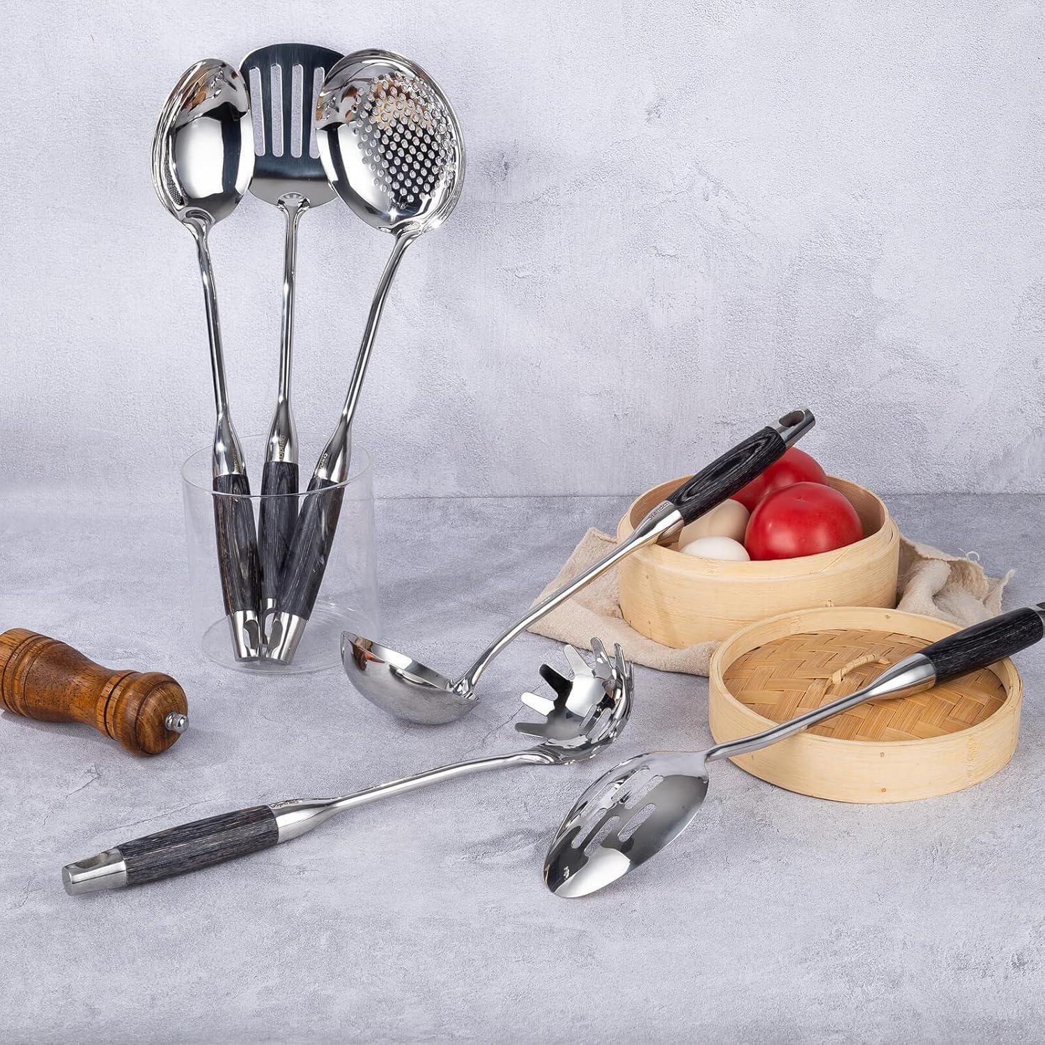 Wuyi 6 Piece Stainless Steel Cooking Utensil Set