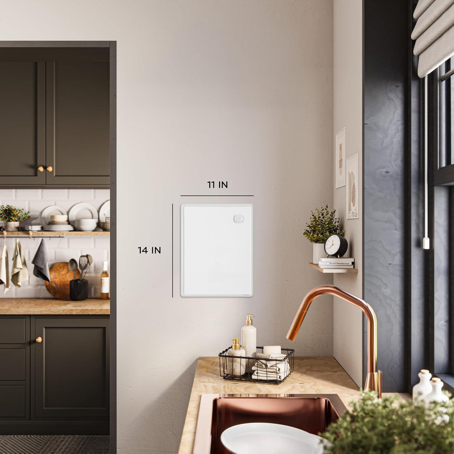 U Brands Freestanding Steel Magnetic Mini - Up To 2' Whiteboard