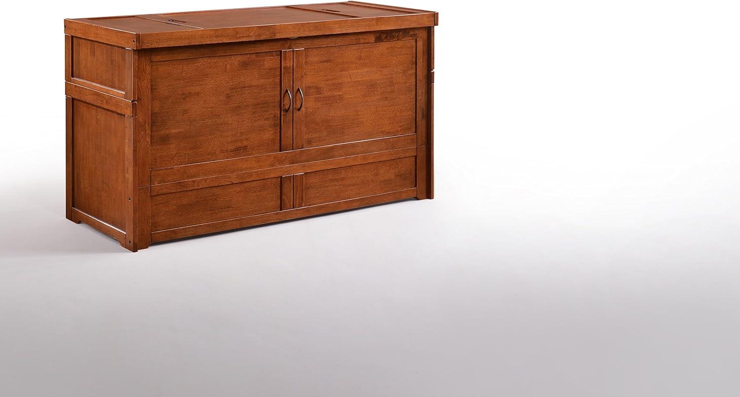 Night & Day Furniture Queen Size Murphy Bed Cabinet with Storage & Charging Ports